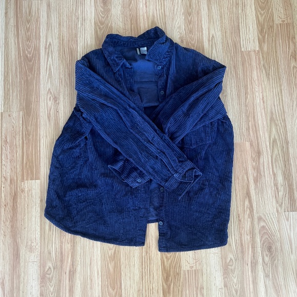 blue corduroy jacket - Picture 2 of 4